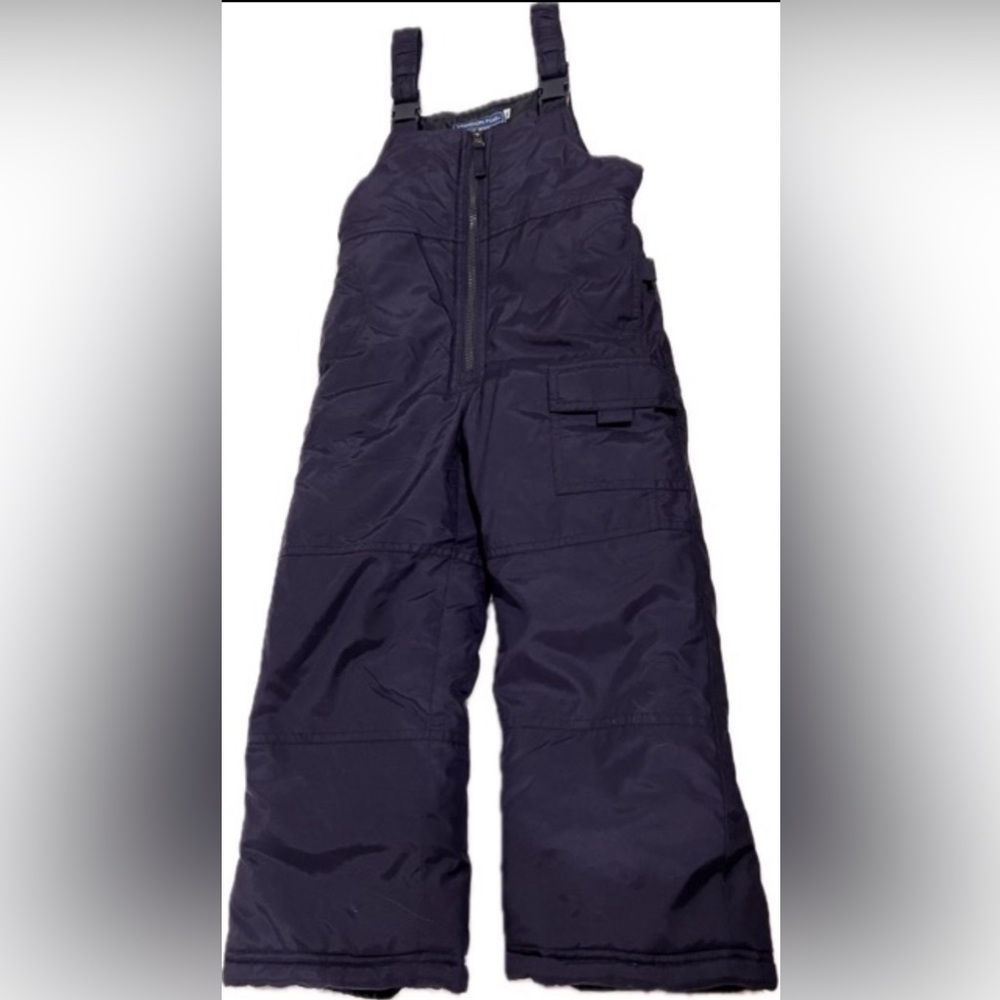 London Fog Classic Bib Snow Pants for Kids - Navy (Size M 5/6) NWOT